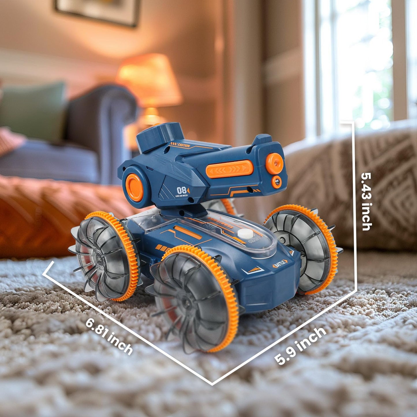 RC Gesture Control Stunt Car for Kids 5-7 6-12 8 9 10 11 Years Old Boys and Girls with Light & Music, 4WD, 360° Rotating, 2.4Ghz Remote Control Car Toys and Controlled by Hand